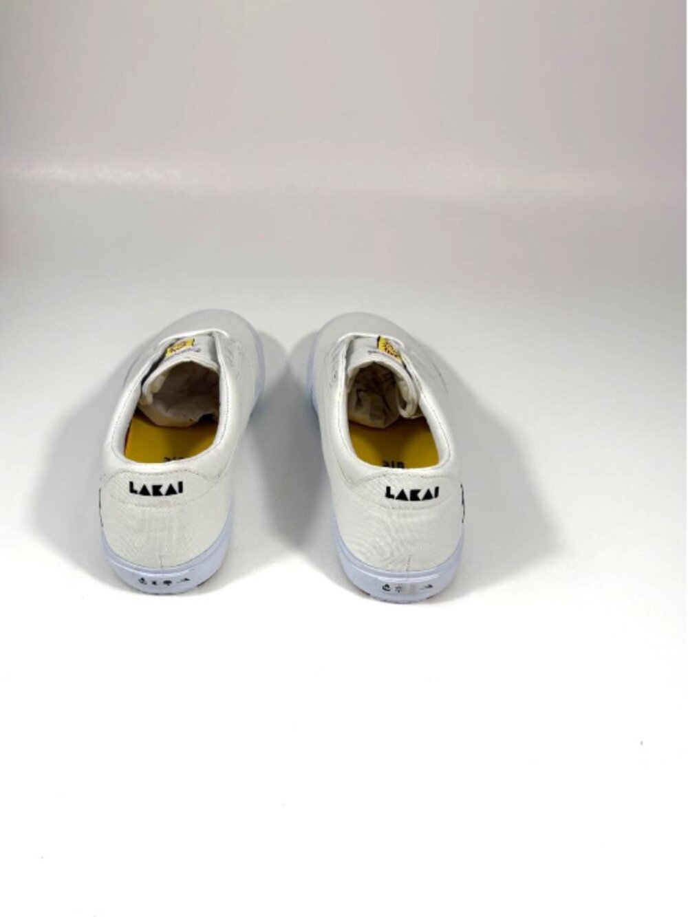 Lakai Wilkins (White Canvas) Men's Shoes 10.5 - Picture 3 of 5